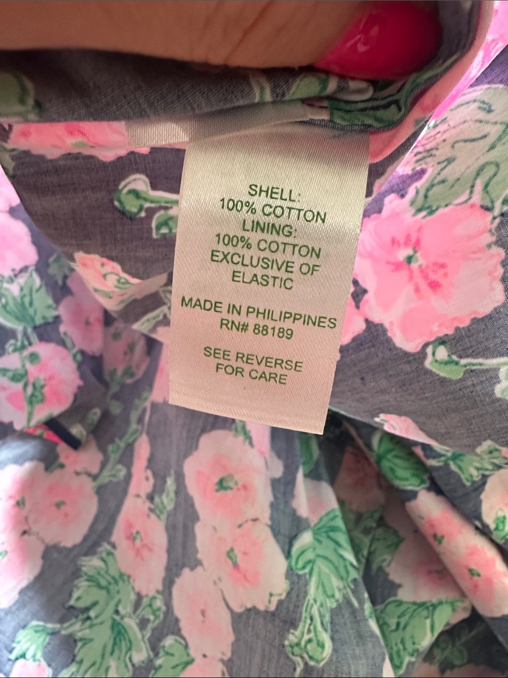 Last drop ⬇️🚚Lilly Pulitzer McKinnon Dress Navy Pink Floral Midi Dress - Picture 5 of 7